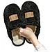 Pantofole Da Pavimento In Pile, Comode E Calde Black Xl - Foto miniatura 1