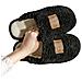 Pantofole Da Pavimento In Pile, Comode E Calde Black Xl - Foto miniatura 2