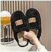 Pantofole Da Pavimento In Pile, Comode E Calde Black Xl - Foto miniatura 3