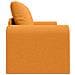 Divano Letto 2-in-1 Giallo Scuro 148x71x83 cm Tessuto - Foto miniatura 7