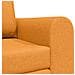Divano Letto 2-in-1 Giallo Scuro 148x71x83 cm Tessuto - Foto miniatura 9