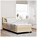 Letto box spring con materasso con materasso Crema 100 x 200 cm - Foto miniatura 2