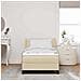 Letto box spring con materasso con materasso Crema 100 x 200 cm - Foto miniatura 5