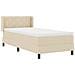 Letto box spring con materasso con materasso Crema 100 x 200 cm - Foto miniatura 7