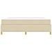 Letto a molle Crema e Beige e Bianco 180 x 200 cm Tessuto - Foto miniatura 7