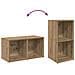 Set mobile TV 2 pz Rovere artigianale Legno ingegnerizzato - Foto miniatura 8