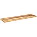 Piano per Tavolo 120x30x3,8cm Rettangolare Legno Massello Mango - Foto miniatura 2