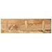 Piano per Tavolo 120x30x3,8cm Rettangolare Legno Massello Mango - Foto miniatura 5