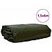 Telo 650g / m² Verde oliva 1,5 x 6 m Tela con rivestimento in PVC - Foto miniatura 2