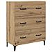 Credenza con cassetto Rovere artigianale 69,5 x 34 x 90 cm - Foto miniatura 1