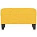 Panca Giallo Chiaro 70x35x41 cm in Tessuto - Foto miniatura 3