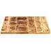 Piano per Tavolo 90x50x2,5cm Rettangolare Legno di Mango Grezzo - Foto miniatura 4