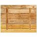 Piano per Tavolo 90x50x2,5cm Rettangolare Legno di Mango Grezzo - Foto miniatura 5