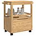 Carrello da Cucina FLORO Marrone cerato 72,5 x 45 x 80 cm - Foto miniatura 3