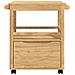 Carrello da Cucina FLORO Marrone cerato 72,5 x 45 x 80 cm - Foto miniatura 6