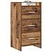 Credenza Legno antico 40 x 36 x 80 cm Legno ingegnerizzato - Foto miniatura 2