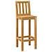 Set Bar da Esterno 3 pcs Non trattato Legno di teak solido - Foto miniatura 4