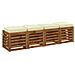 Cuscini per sedile a 4 pezzi SOEST 4 pcs 100% Poliestere Crema - Foto miniatura 2