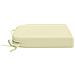 Cuscini per sedile a 4 pezzi SOEST 4 pcs 100% Poliestere Crema - Foto miniatura 3