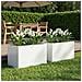 Vaso da giardino 2 pz Bianco 60 x 40 x 40 cm - Foto miniatura 2