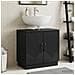 Armadio per Lavabo da Bagno HOORN Nero 59,5 x 31,5 x 56 cm - Foto miniatura 2