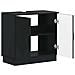 Armadio per Lavabo da Bagno HOORN Nero 59,5 x 31,5 x 56 cm - Foto miniatura 3