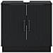 Armadio per Lavabo da Bagno HOORN Nero 59,5 x 31,5 x 56 cm - Foto miniatura 4
