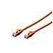 Cavo Rete S-Ftp Cat. 6 Doppia Schermatura Ls0H Colore Arancione Mt. 2 - Foto miniatura 1