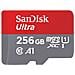 Micro SD Ultra Mobile Android 256GB XC+adattatore SD (A1, U1, UHS I, C10 - 100MB / s lettura)  - Foto miniatura 1