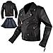 Giacca Pelle Custom Vintage Retrò Moto Chiodo Classico American Pro Nero Xl - Foto miniatura 1