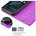 Custodia Compatibile Con Huawei P9 Lite In Violetta Ametista - Coperchio Protettiva Con Chiusura Magnetica, Funzione Stand E Tasca Per Le Carte - Foto miniatura 4