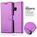 Custodia Compatibile Con Huawei P9 Lite In Violetta Ametista - Coperchio Protettiva Con Chiusura Magnetica, Funzione Stand E Tasca Per Le Carte - Foto miniatura 5