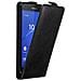 Cadorabo Custodia Compatibile Con Sony Xperia Z3 Compact In Nero Di Notte - Coperchio Protettivo In Design Flip Con Chiusura Magnetica - Foto miniatura 1