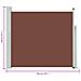 Tenda Laterale Retrattile Per Patio 100x300 Cm Marrone - Foto miniatura 5