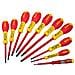 0-62-573 Cacciaviti Isolati, Str - Ph - Pozi - Tester, Set Di 10 Pz - Foto miniatura 1