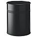 Cestino Gettacarte Cilindrico Con Superficie Perforata Acciaio 15 L Nero - 330001 - Foto miniatura 1