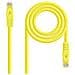 10.20.1800-Y - Cavo di rete Ethernet RJ45 LSZH Cat. 6A UTP, AWG24, rame 100%, non-allogeno, giallo, tubo da 0.5 mts - Foto miniatura 1