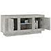 Mobile Porta Tv Grigio Cemento 102x35x45cm In Legno Multistrato - Foto miniatura 4