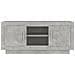 Mobile Porta Tv Grigio Cemento 102x35x45cm In Legno Multistrato - Foto miniatura 6