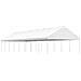 Gazebo Con Tetto Bianco 17,84x5,88x3,75 M In Polietilene - Foto miniatura 1