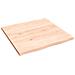 Piano per Tavolo 60x60x2 cm in Rovere Non Trattato Bordi Vivi - Foto miniatura 2