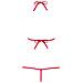 Top Bikini Triangolo Rosso Con Legatura - S /m - Foto miniatura 5