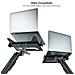 TQLH1117-B supporto per laptop Mensola a braccio per notebook Nero 43,9 cm (17.3") - Foto miniatura 3