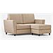 Divano Yasel 2 Posti Medio (due Sedute Da 70cm) + Pouf Misure Esterne L. 172 P. 145 Colore Beige - Foto miniatura 4