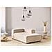 Chaise Longue Versione Sinistra Ardal Tessuto Beige - Foto miniatura 1