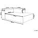 Chaise Longue Versione Sinistra Ardal Tessuto Beige - Foto miniatura 8