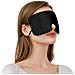 Maschera Per Dormire In Seta Oversize Per Uomo E Donna Black - Foto miniatura 3