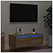 Mobile Porta TV con Luci LED Rovere Sonoma 75x35,5x25 cm - Foto miniatura 5