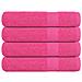 Asciugamani 4 Pz Rosa 100x200 Cm 360 G/m 100% Cotone - Foto miniatura 1