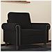 Poltrona Nero 60 Cm Velluto - Foto miniatura 1